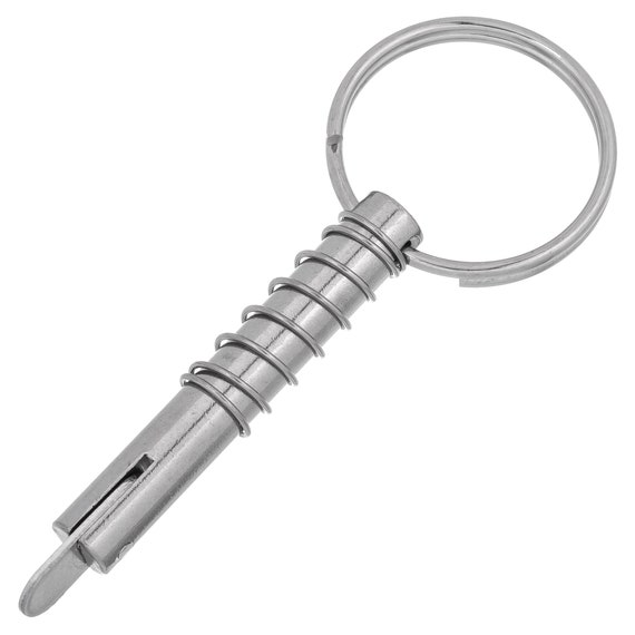 8mm X 51mm Spring Loaded Lock Pin 316 Stainless Steel Quick