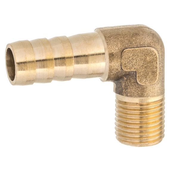 Raccordo A Gomito In Ottone Da 10 Mm Per Tubo Flessibile A 3/8 - Foto 6