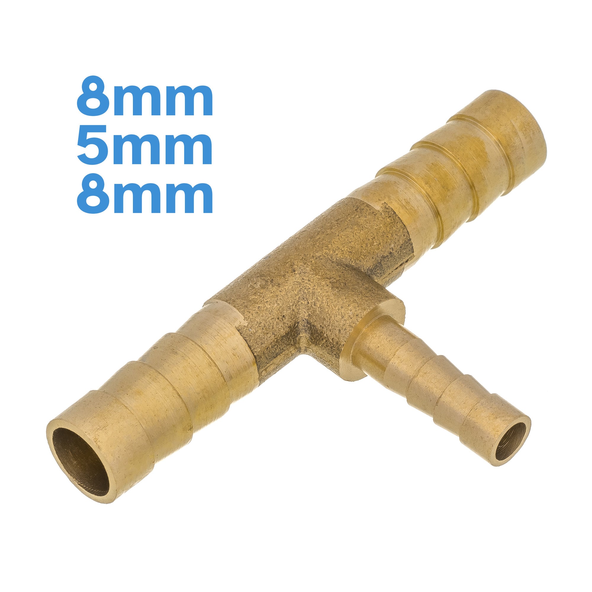 Raccordo Per Tubo Flessibile In Ottone A Forma Di T Tee 4mm - Foto 8