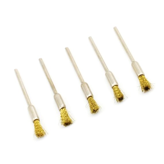 thumbnail image 2 of 5-Piece Steel Wire Wheel Brush Set For Rotary Tool - Disc Polishing & Rust Removal 2 of 5