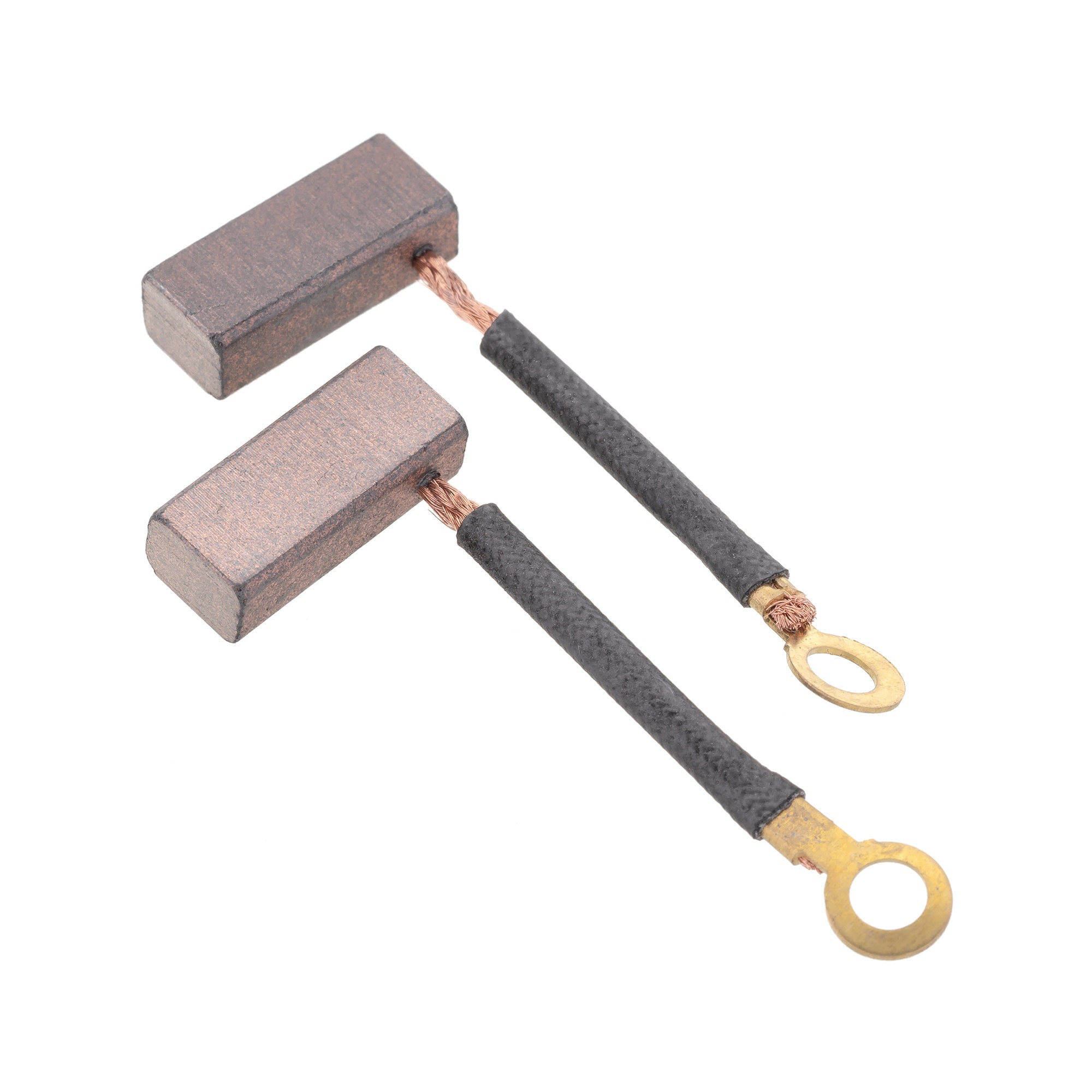 2 pièces 18 mm x 8 mm x 6 mm brosse moteur en carbone fil de cuivre électrique électrique électronique brosses électriques réparation d'essuie-glace v