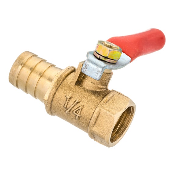 E-outstanding Barbed Ball Valve 4PCS 1/2 Inch ID Shut-Off Switches In Line Ball Valves With Hose Barb For Drip Irrigation And Aquariums - Foto 7
