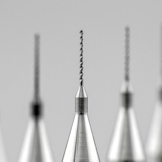 10er Set Mikro-Bohrer Aus Wolframstahl: Präzisionsfräser Für Feinste Arbeiten (0,5 Bis 2,5 Mm)