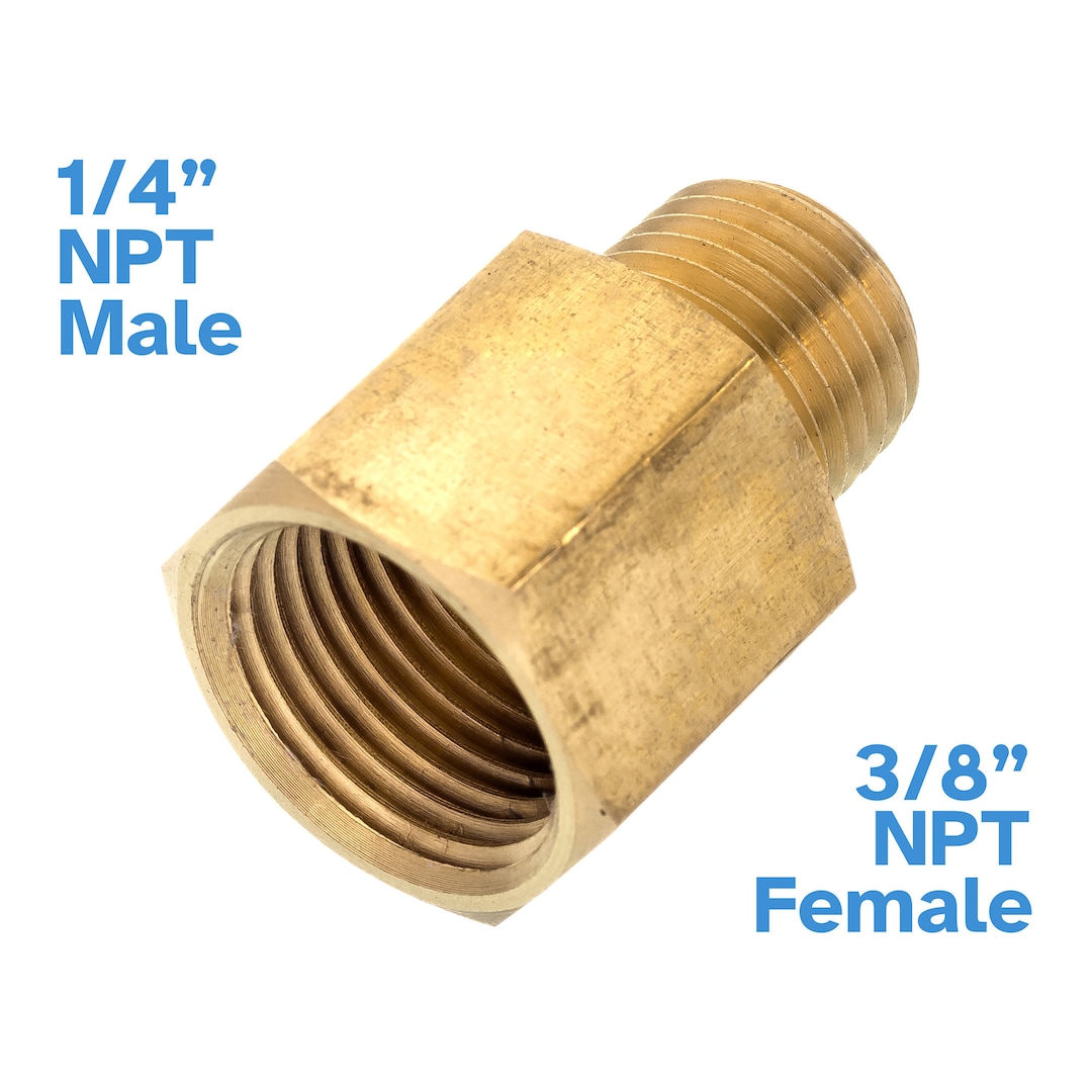 AFFIDABILE ADATTATORE OTTONE Per Tubi Acqua/gas Materiale Resistente - Foto 7