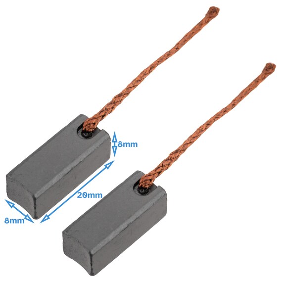 Spazzole In Carbone Per Motori Elettrici - 20 Pezzi 5x8x16 Mm | Ricambio Per Trapani, Aspiratori E Utensili - Foto 3