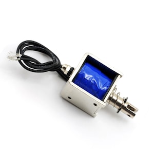 Electronic Push Pull Lock 20N 12V DC Micro Electric Solenoid 20mm Slug Electromagnet Release Latch Open Frame Power Powered Switch Magnet