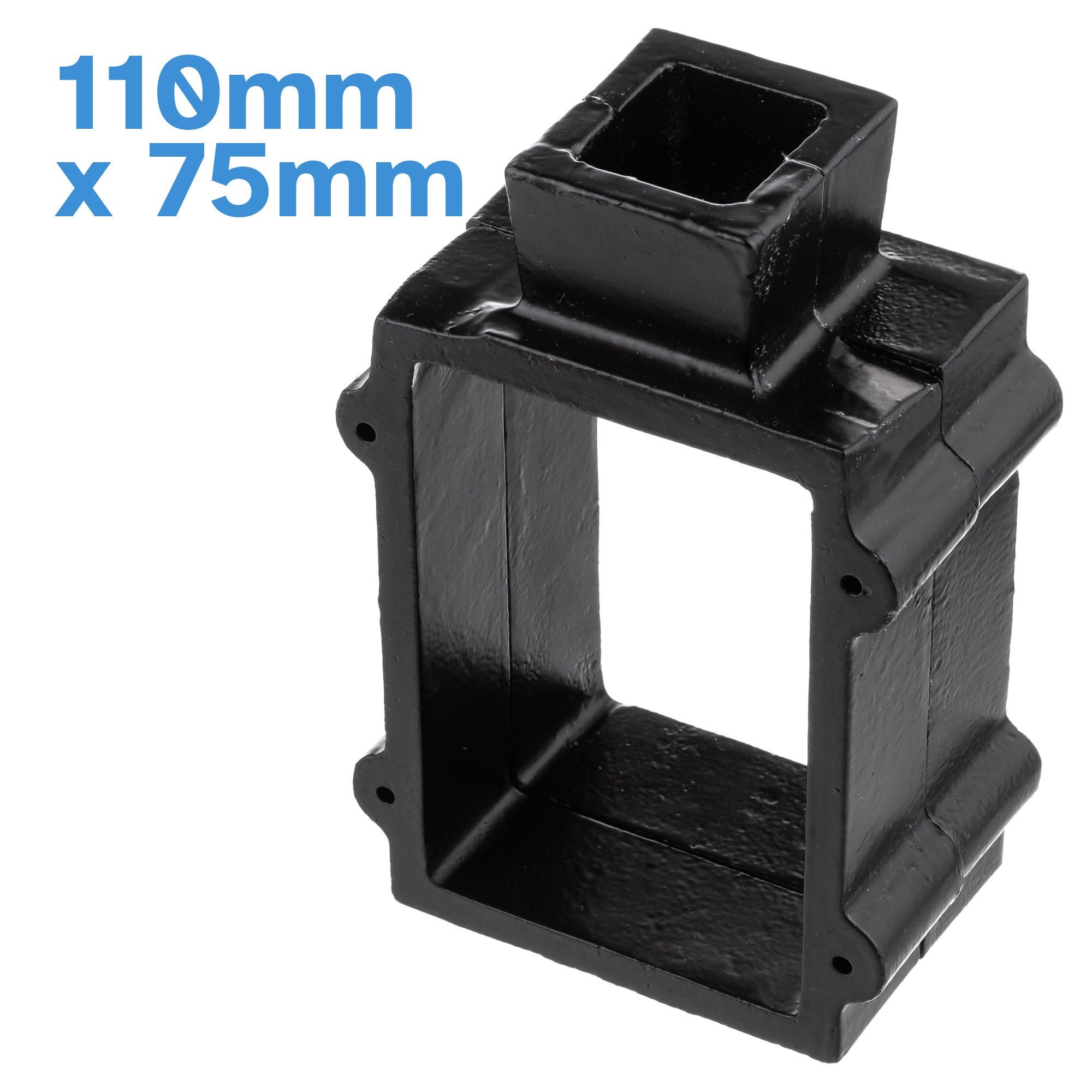 110mm x 75mm Rectangular Traditional Iron Sand Casting Mould Flask For All Types Sanding Cast Pour Funnel Liquid Metal Work Making Pin Tool