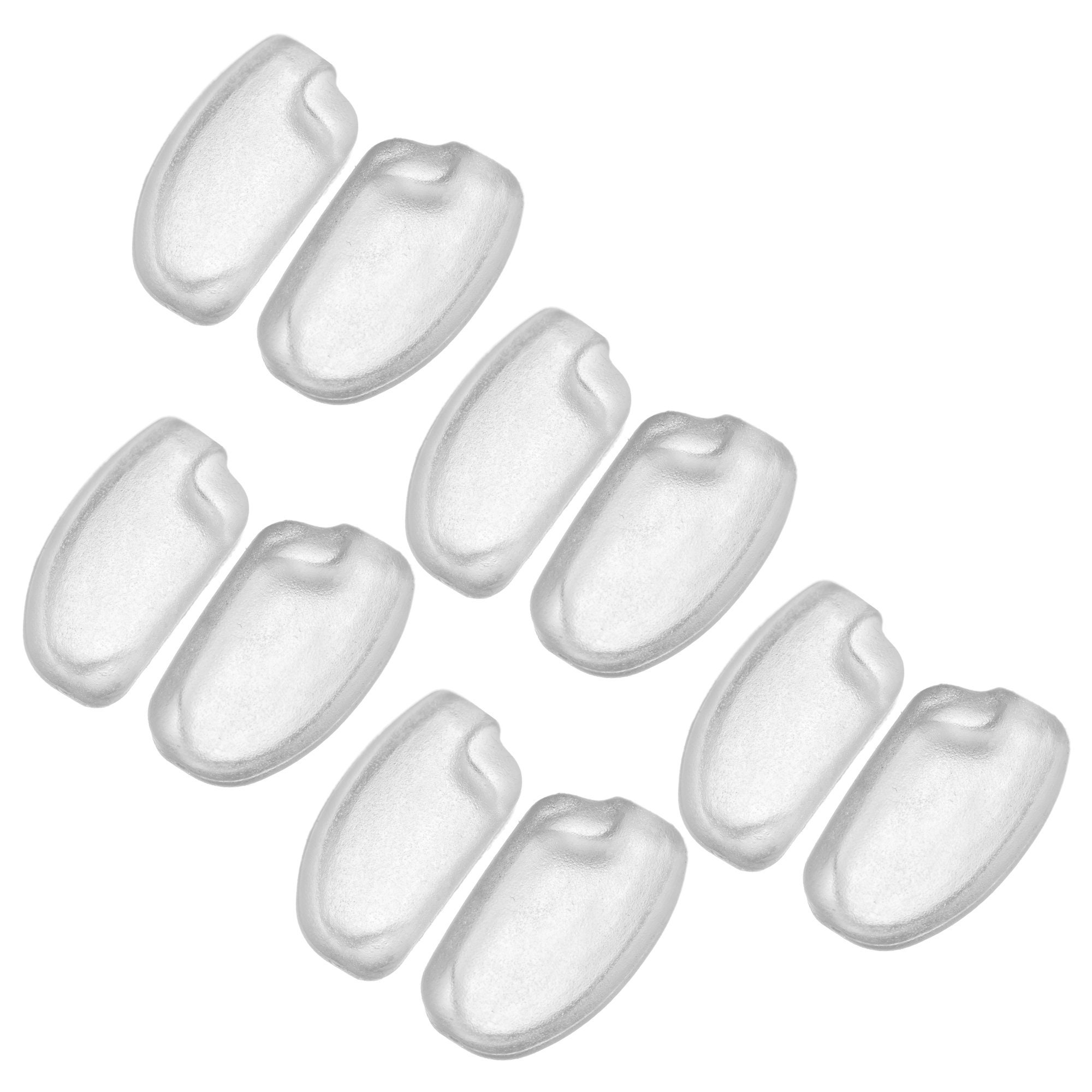 Naselli Per Occhiali HQdeal - 150 Paia In Silicone, 15 Stili, Antiscivolo, Con Scatola Di Plastica - Foto 5