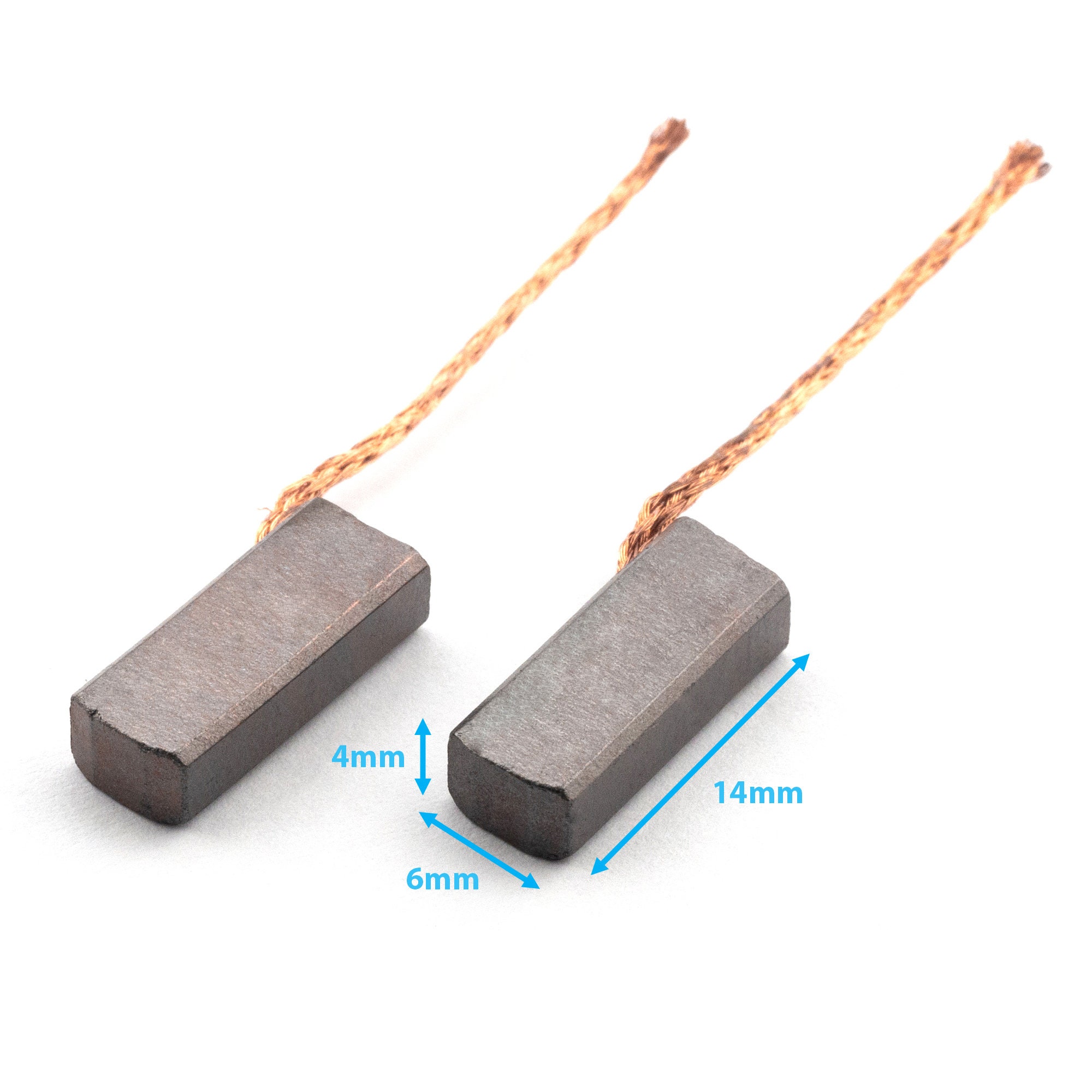 2x Carbon Brush Suitable For Kress CHKS 6006, EH 6701, FS 6901, FS 6901 E Electr - Foto 3