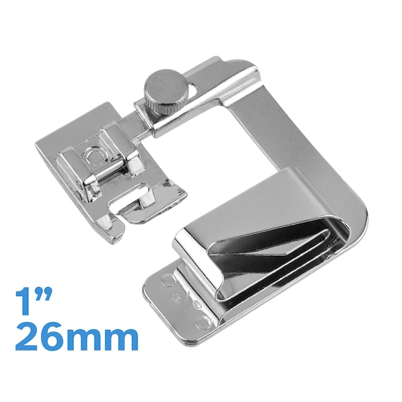 1pc Presser Foot 26mm 1 Rolled Hem Universal Sewing 