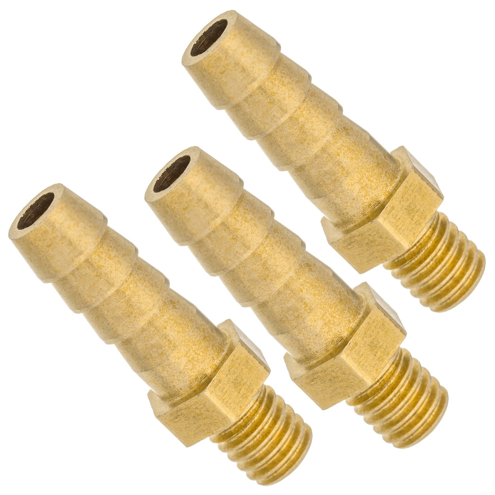 Brass Fitting 6mm Barb M6 Metric Male Thread Hose Tail End Threaded ...