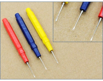 3pcs Watch Oiler Pin Lubricant Precision Oiling Needle Pen Dip In Oil Lubricator Flat Head Tip Point Clock Repair Watchmaker Jeweller Tool