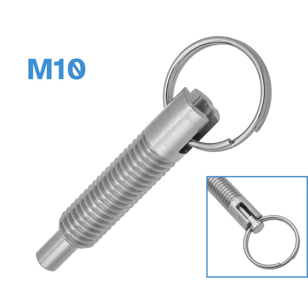 Lot De 5 Goupilles De Traction En Acier Allié - 3/8" X 2" - Filetage Interne #10-32 - Neuf