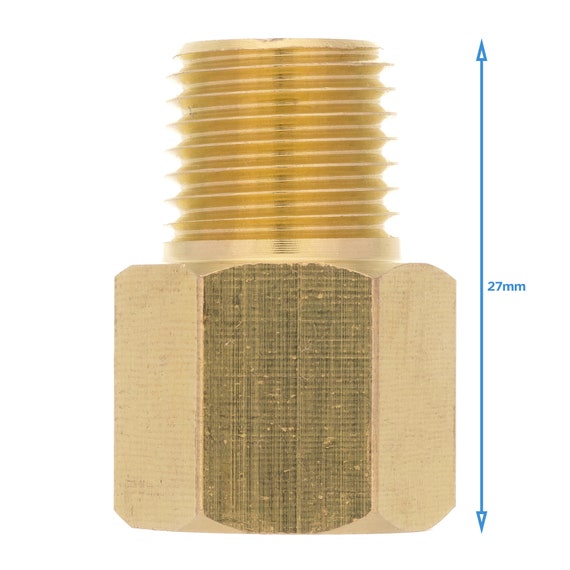 10x Messing-Doppelnippel 1/4 Zoll BSP Außengewinde – Schnellkupplung Für Luft, Wasser & Kraftstoff, 2x1,3cm, Langlebig Und Vielseitig