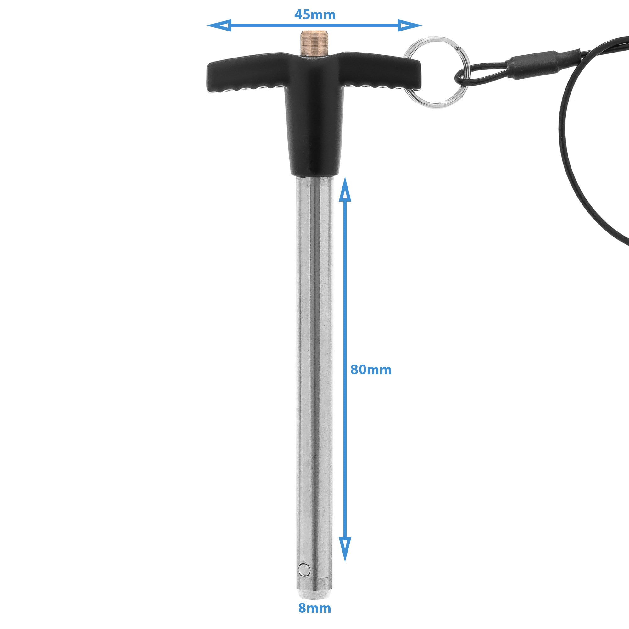 Perni Di Bloccaggio 8x50mm Heavy Duty - Set Da 5 Pezzi In Acciaio Zincato Per Agricoltura E Meccanica - Foto 3