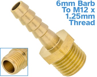 Poppstar 2 raccordi rapidi in ottone con beccuccio da 1 1/4 pollice, diametro interno del tubo flessibile 32 mm (raccordo su beccuccio da 1 1/4