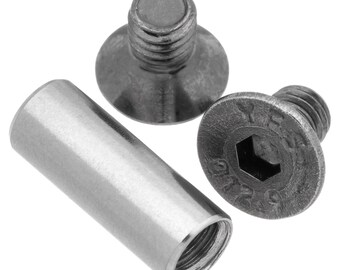 MNUPL Viti For Manico Del Coltello Fai-da-Te Con Fissaggio In Ottone Viti A Testa Esagonale YFS For Rivetti (Color : 10PCS - 2