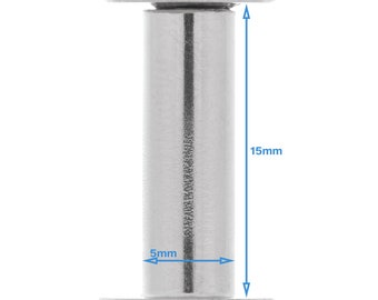 Kit 100 Rivetti A Vite Chicago - Argento, Misure 4-12mm, Per Pelletteria E Fai Da Te - Foto 6