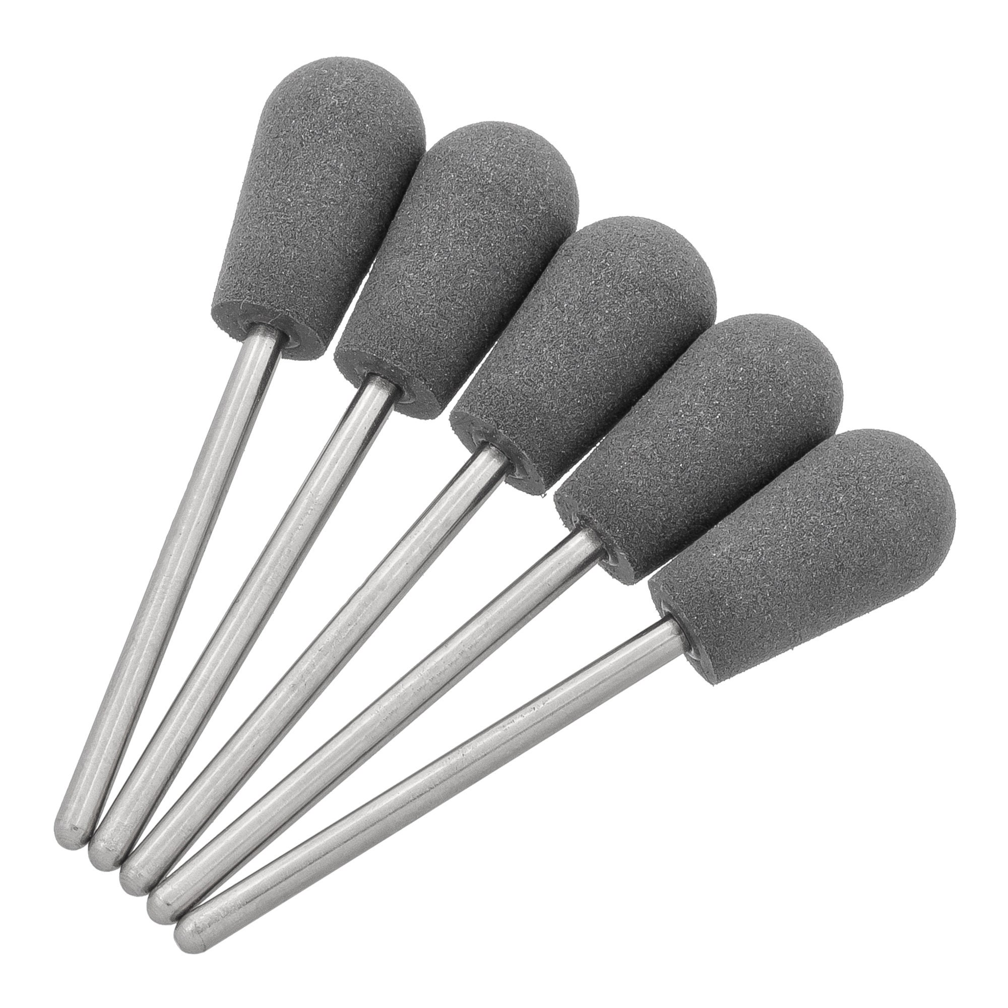 5pc 5mm Diamond Burr Set – Rotary Nail Drill Bits For Manicure & Deburring