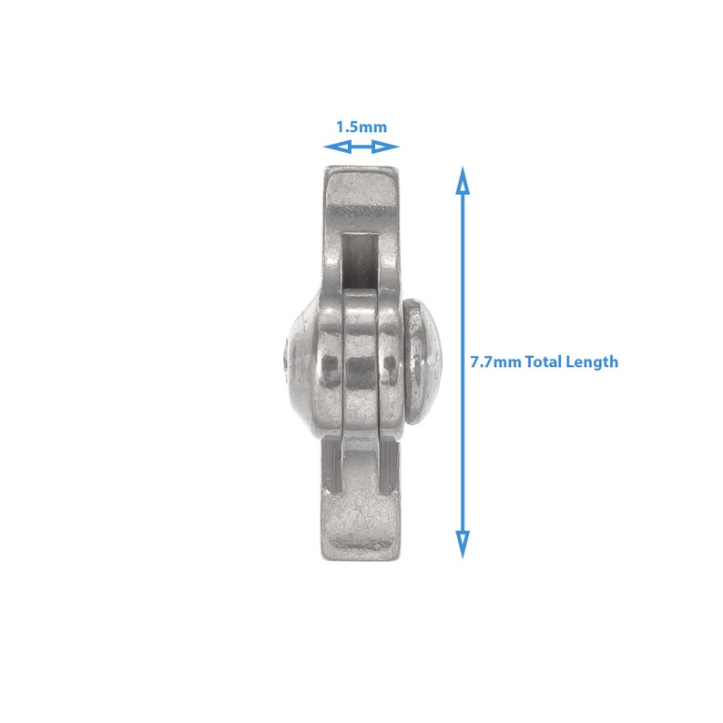 1 Set 2pcs 1.5mm Glasses Barrel Hinge Stainless Steel Assembly Frame Joint Repair Bit Tool