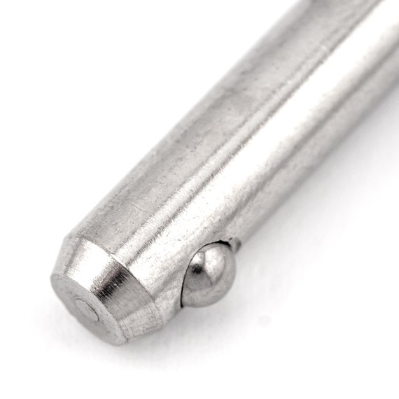 4 Perni A Sfera A Sgancio Rapido Acciaio Inox 6mm - Lunghezza Regolabile 30-100mm - Foto 2
