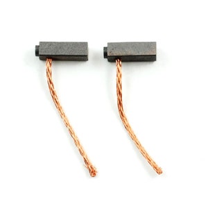 2pcs 15mm x 6mm x 5mm Carbon Motor Brush Copper Wire Electric Angle Grinder Electronic Brushes Spare Part DC Power Hand Drill Hammer Tool