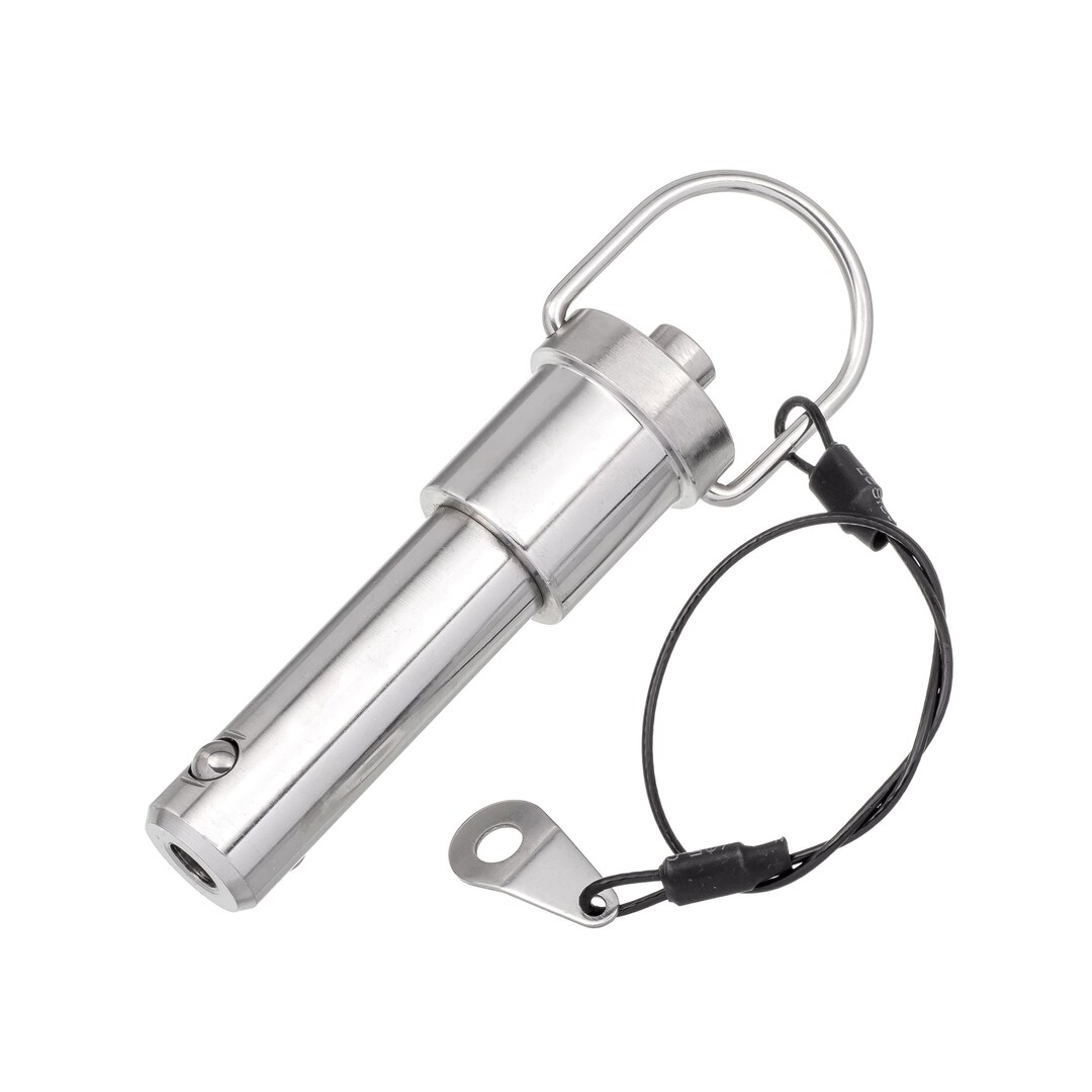 18mm X 40mm Quick Release Ball Lock Pin With 26cm Wire Cable Stainless ...