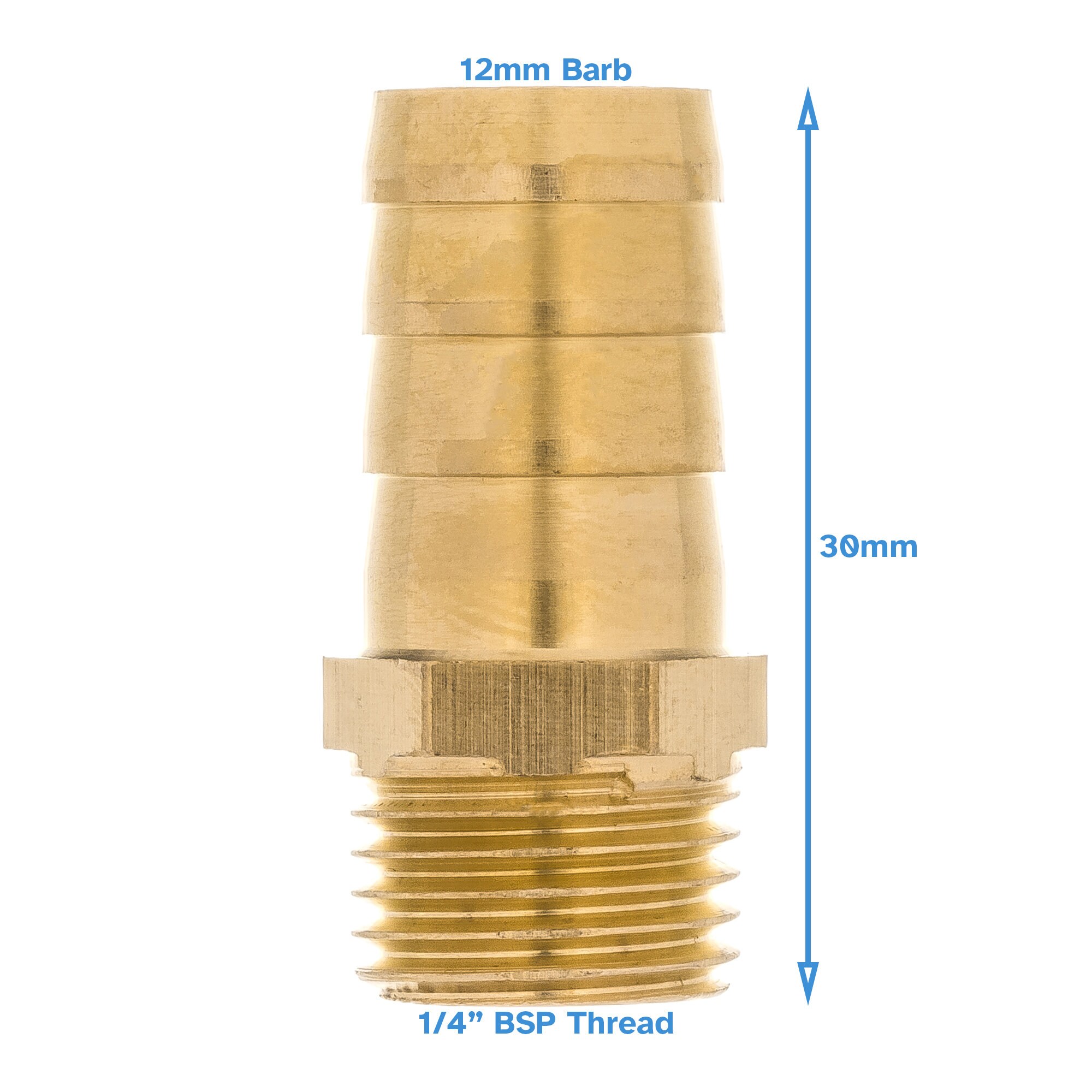 Messing Außen Schlauch Widerhaken Winkel 1/4 "npt Buchse Zu