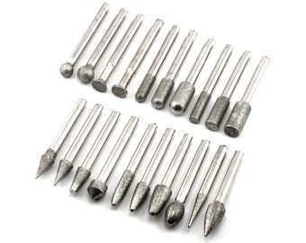 Gravier-Bits-Set 6-tlg. – Wolframstahl, 2,35 Mm Schaft, Für Holz, Knochen, Metall