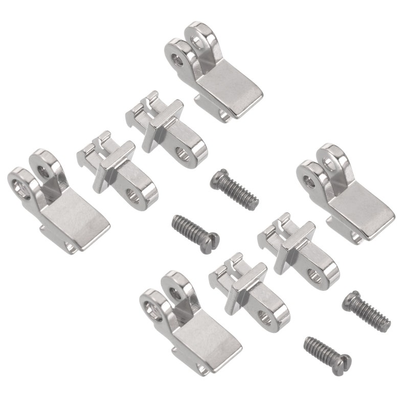 2 Sets 12pcs 3.5mm Glasses Barrel Hinge Stainless Steel Assembly Frame Joint Repair Optical