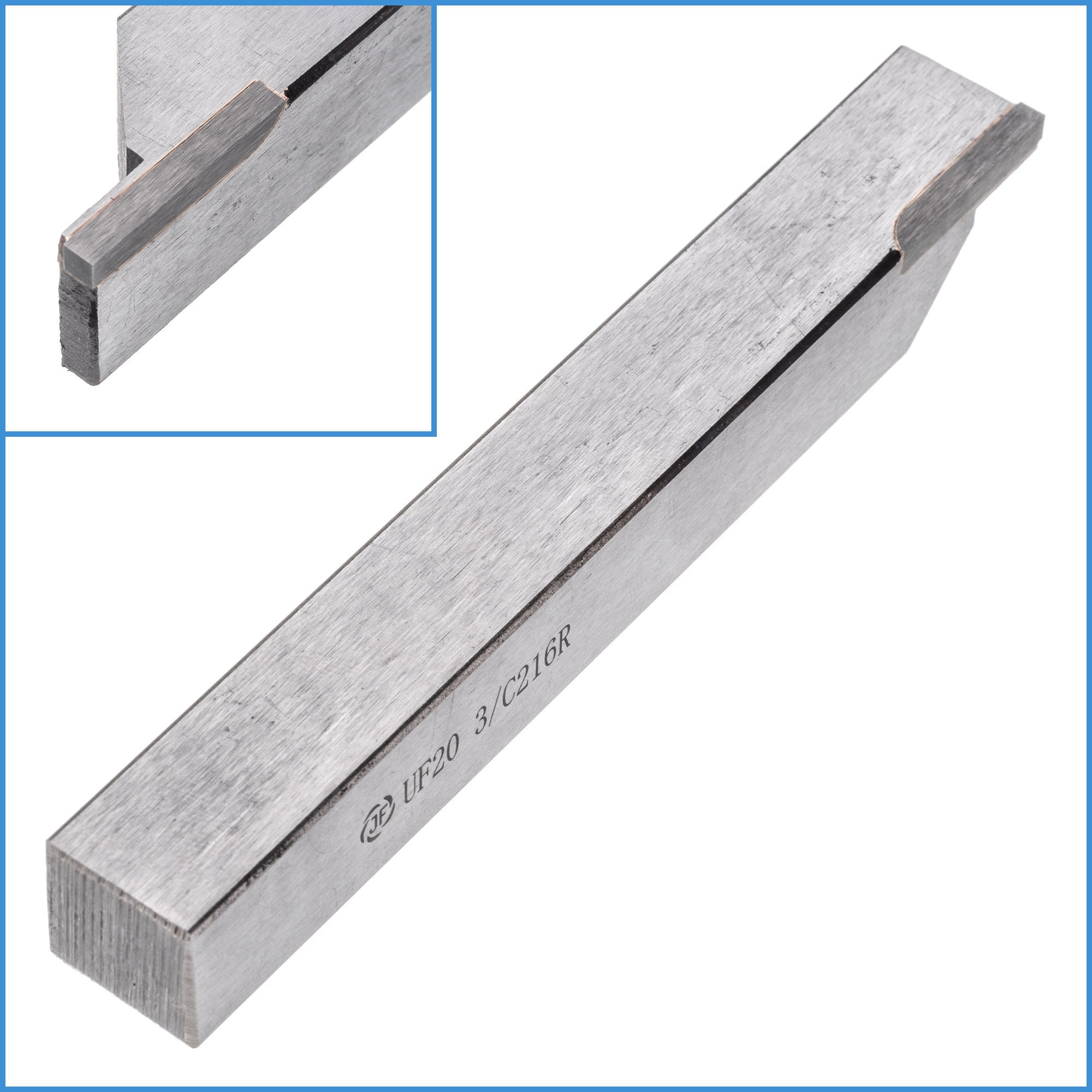 Carbide 16mm 3/C216R Brazed Tip Cutting Lathe Blade Boring Turning Bar ...