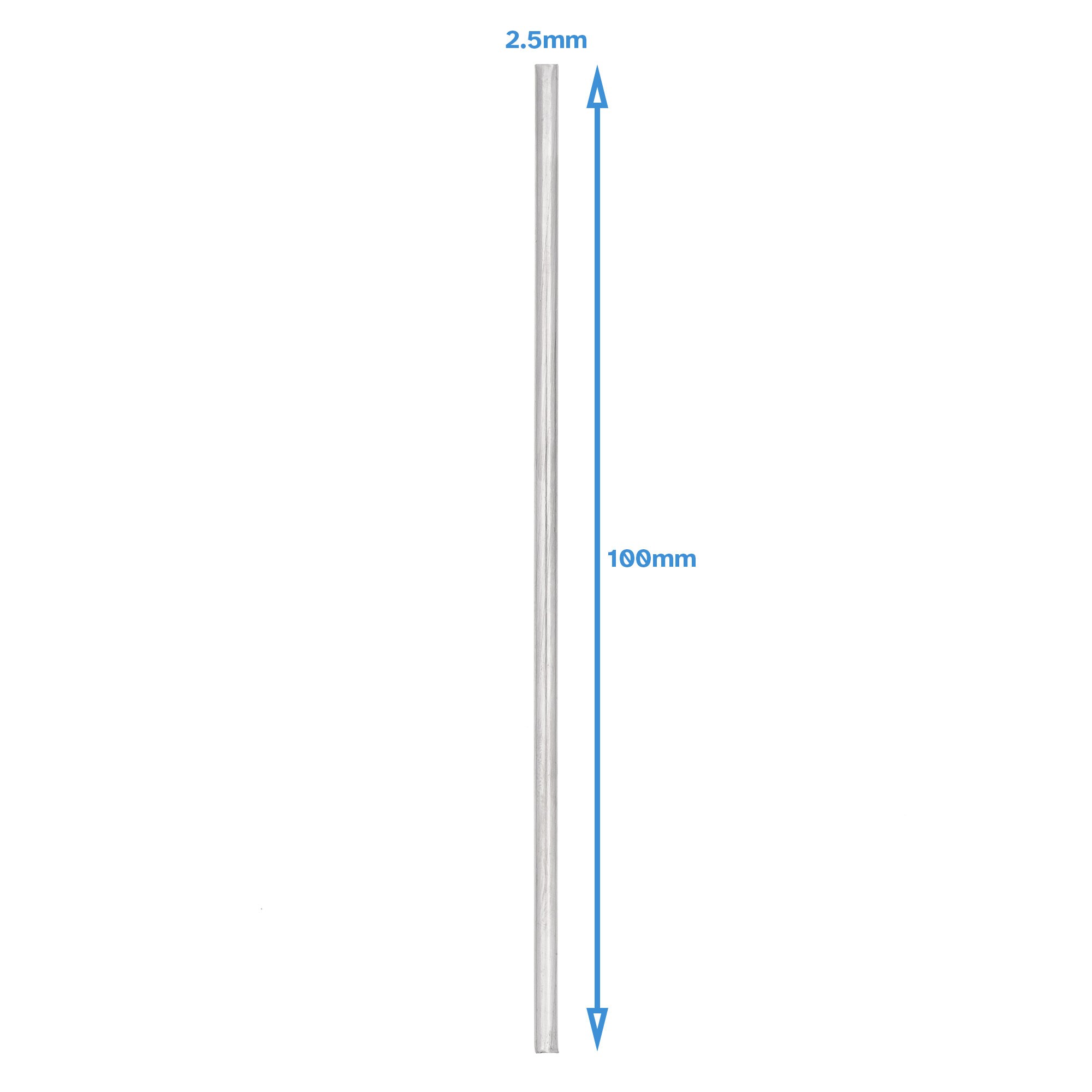 2pcs 2.5mm X 100mm Rod Knife Handle Rivet Screw Solid Etsy