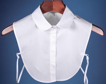 Women's Pie Crust Ruffled Cotton Shirt In White From Crew Clothing - Foto 2