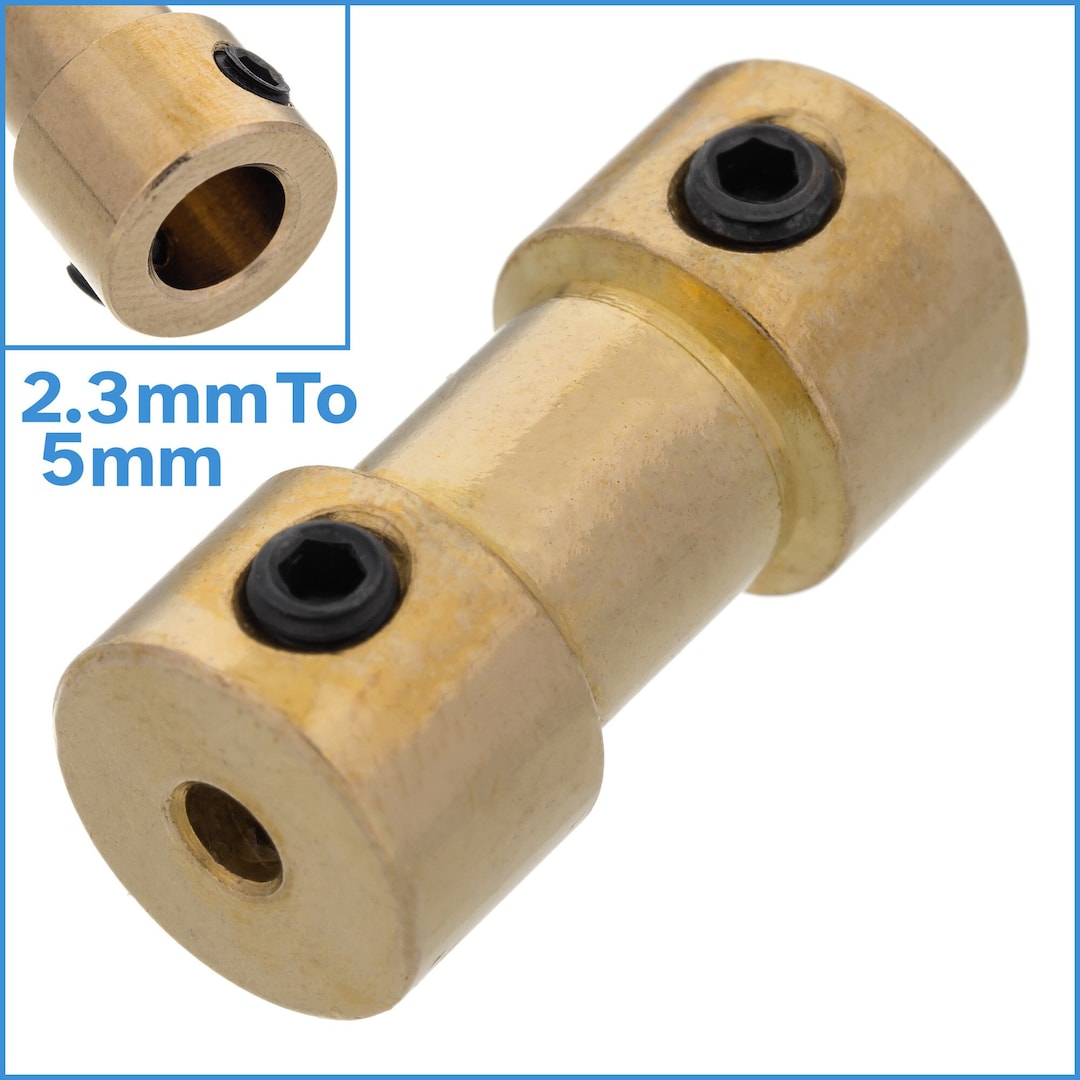 Esagonale Accoppiatore 5mm Foro Motore Esagonale Ottone Asta Esagonale Accoppiatore 5mm Foro Motore Esagonale Ottone Asta