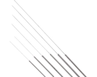 Aguja de limpieza de boquillas de extrusor de impresora 3D (6 unidades, 0,15, 0,2, 0,25, 0,3, 0,35 y 0,4 mm), de acero inoxidable, para fijar la punta del orificio pasante.