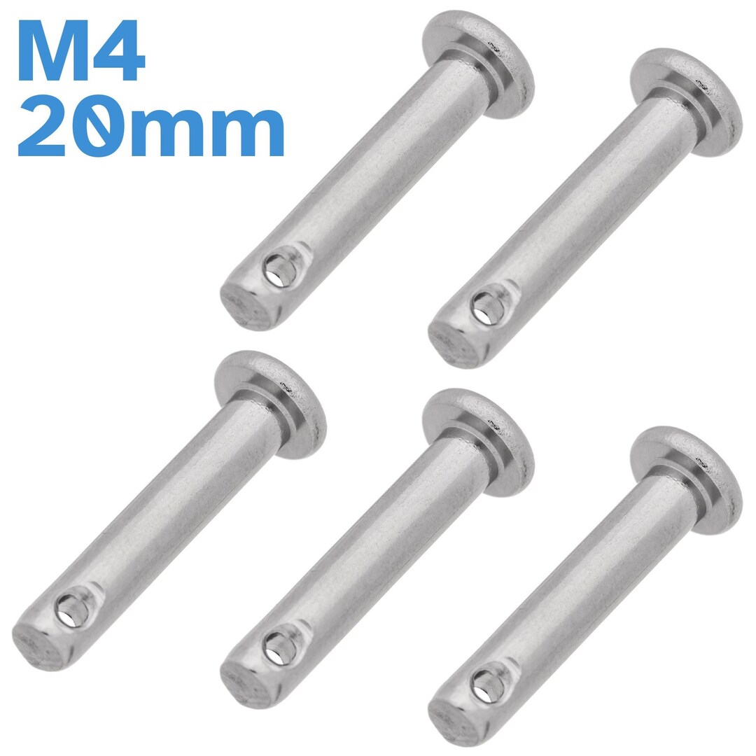Spedizione Gratuita – 10 Perni In Acciaio Inox 4x25 Mm Per Cotter DIN 94