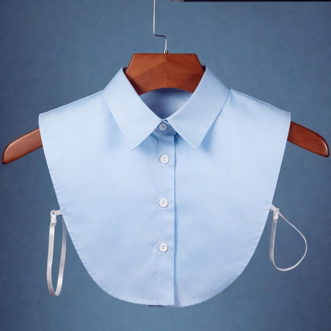 faux dress shirt collar The Finishing Touch Faux Blouse Collar Baby Pink Pearl