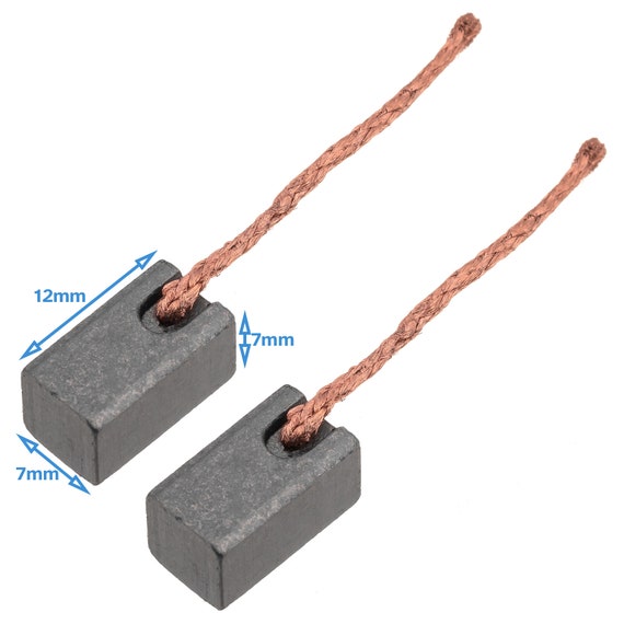 Uxcell Carbon Brushes 30mm X 20mm X 7mm Graphite For Electric Motor Replacement Parts