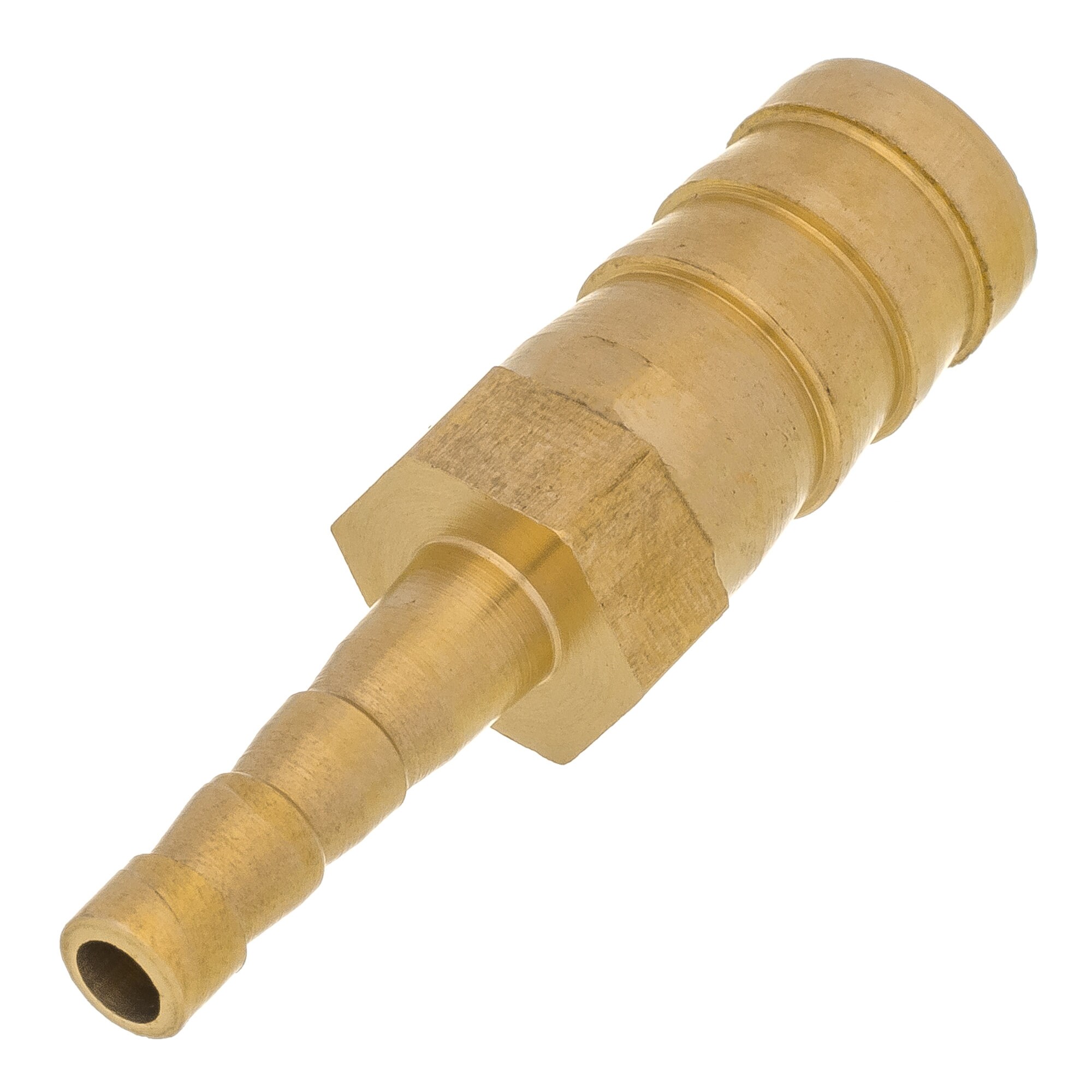 Brass Fitting 10mm to 4mm Barb Straight Hose Valve Pipe Connector Joint ...
