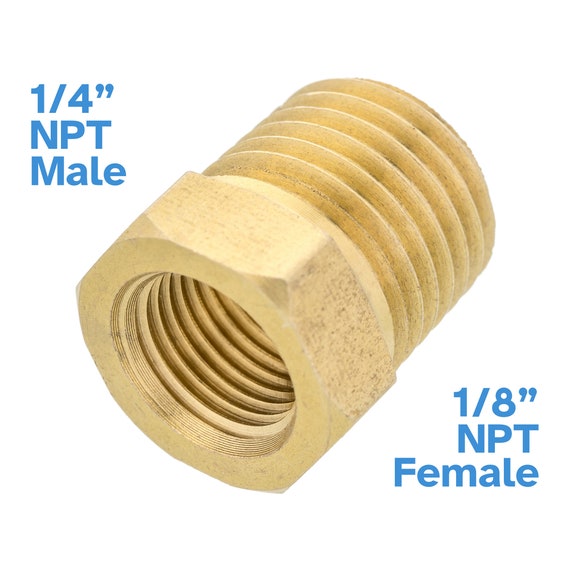 NPT-to-NPT Male-to-Male 1/4 In End A Diameter Threaded Fittings - Foto 10