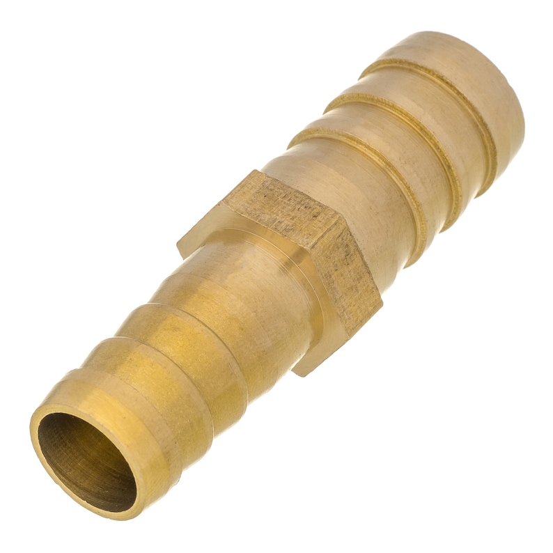 Brass Fitting 14mm to 12mm Barb Straight Hose Valve Pipe Connector ...