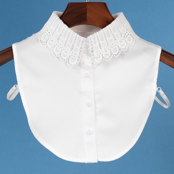 Shirt Collar Inserts Women's Fake Collar Blouse - Detachable Lace False Collar For Office & Dress Up Dickey Collar For Women Shirt Collar Inserts Women's Fake Collar Blouse - Detachable Lace False Collar For Office & Dress Up Dickey Collar For Women
