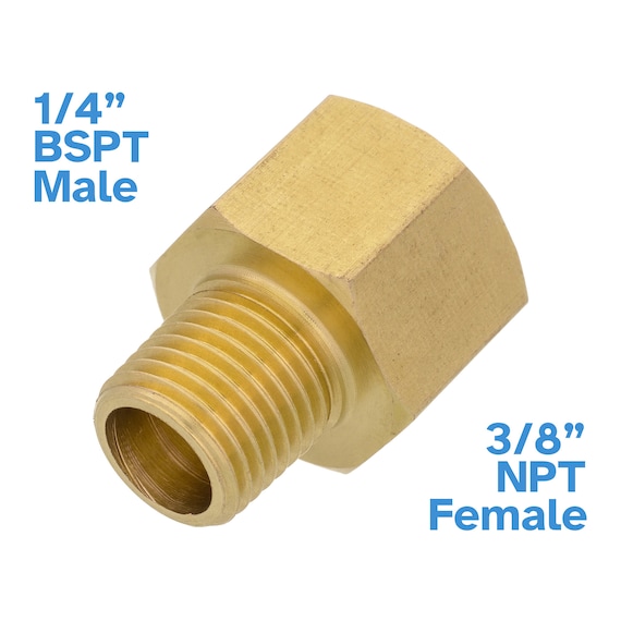 Adattatore Ottone Raccordo Filo Maschio Femmina 1/2"" 3/4"" 1