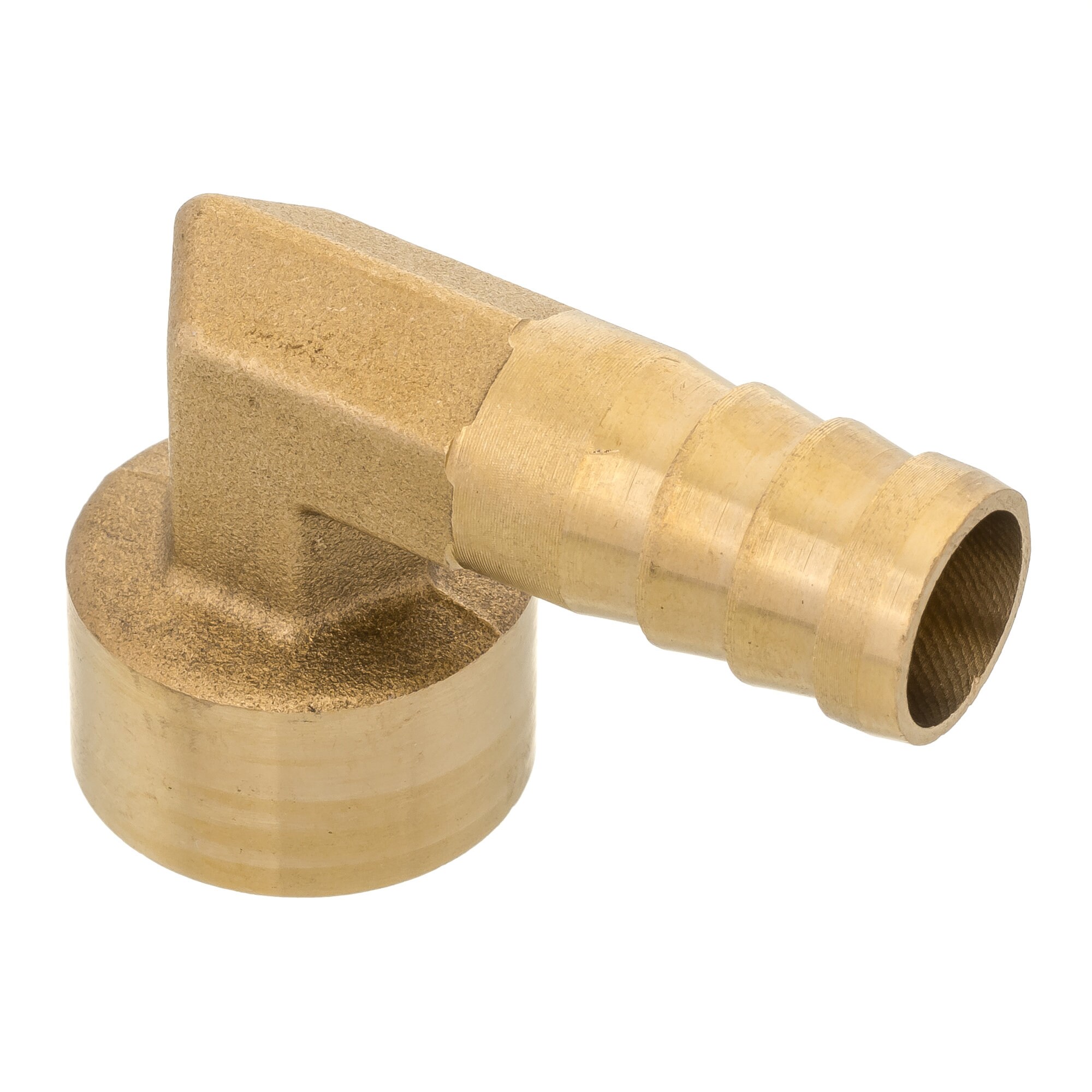 Gomito In Ottone 90&deg; Per Tubo ID 3/4" - Raccordo Maschio