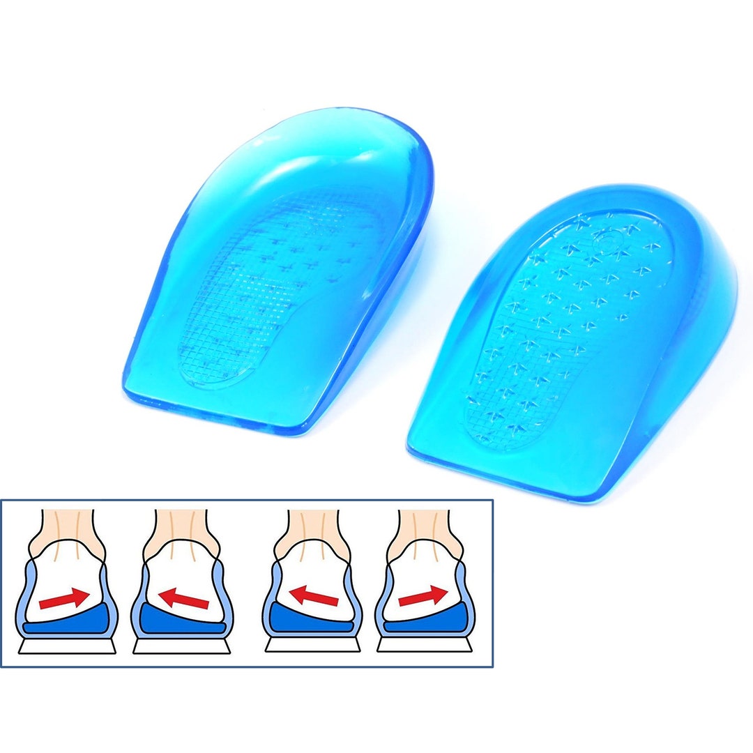 Medium 112mm Heel Angle Correction Gel Soft Silicone for Inward or Outward Rolling Foot Posture