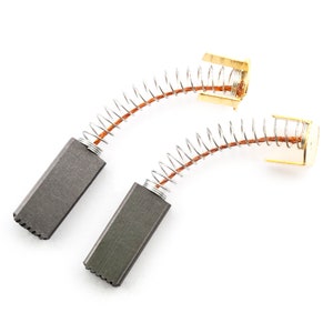2pcs 17mm x 8mm x 4mm Carbon Motor Brush Copper Wire Spring Coil Electric Drill Angle Grinder Electronic Hammer Part DC Power Rotary Tool