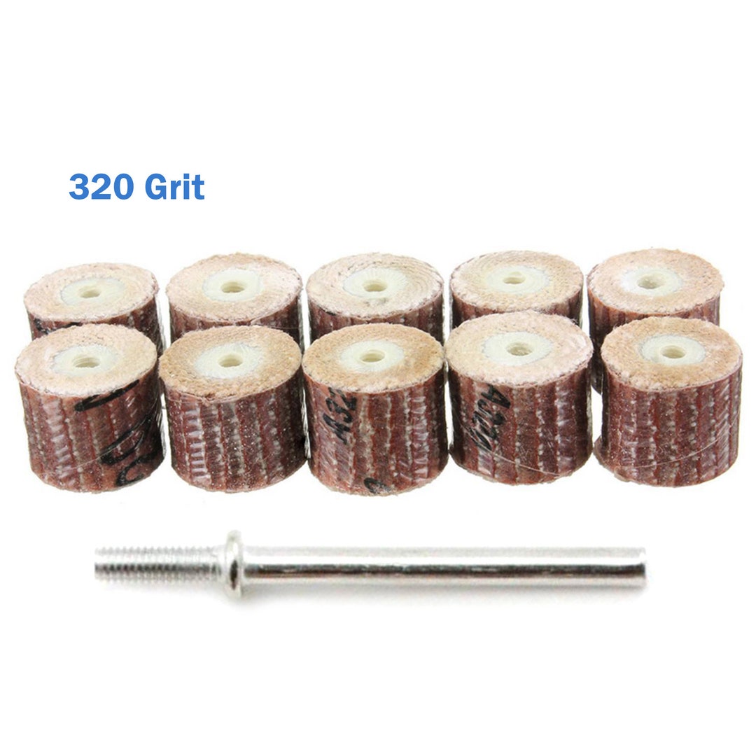 11pcs Sanding Flap 320 Grit Fine 9mm Round Head Wheel 3mm Etsy