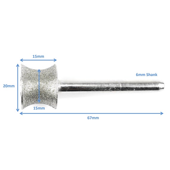 New Dental Lab Polishing Shank Mandrel Burs 2.35mm Rotary Tool 20 PCS