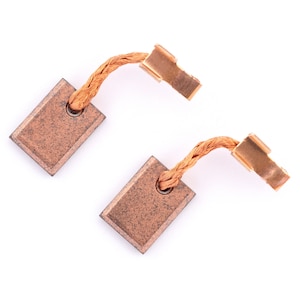 2pcs 13.5mm x 10mm x 3mm Carbon Motor Brush Copper Wire Electric Electrical Electronic Replace Part DC Power Drill Angle Grinder Rotary Tool