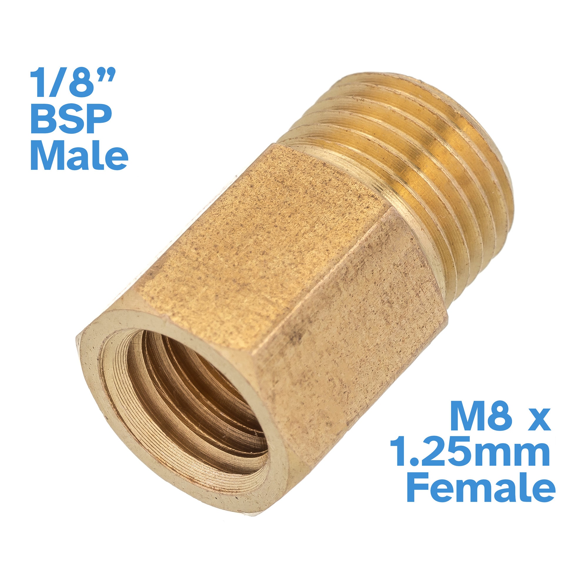 Tailonz Pneumatic Lot De 5 Raccords Cannelés En Laiton De 3/8